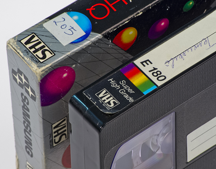 VHS, VHS-C, S-VHS, W-VHS of D-VHS