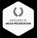 Logo excellence in media preservation