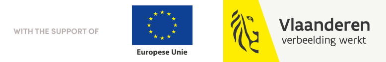 With the support of the European Union en Vlaanderen 